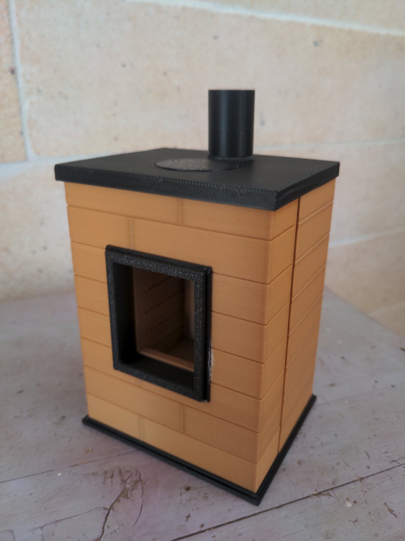 Vue rapprochée de la maquette assemblée du MiniMasse